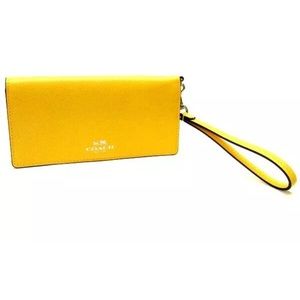 New Coach Canary Zip Slim Wallet F53778